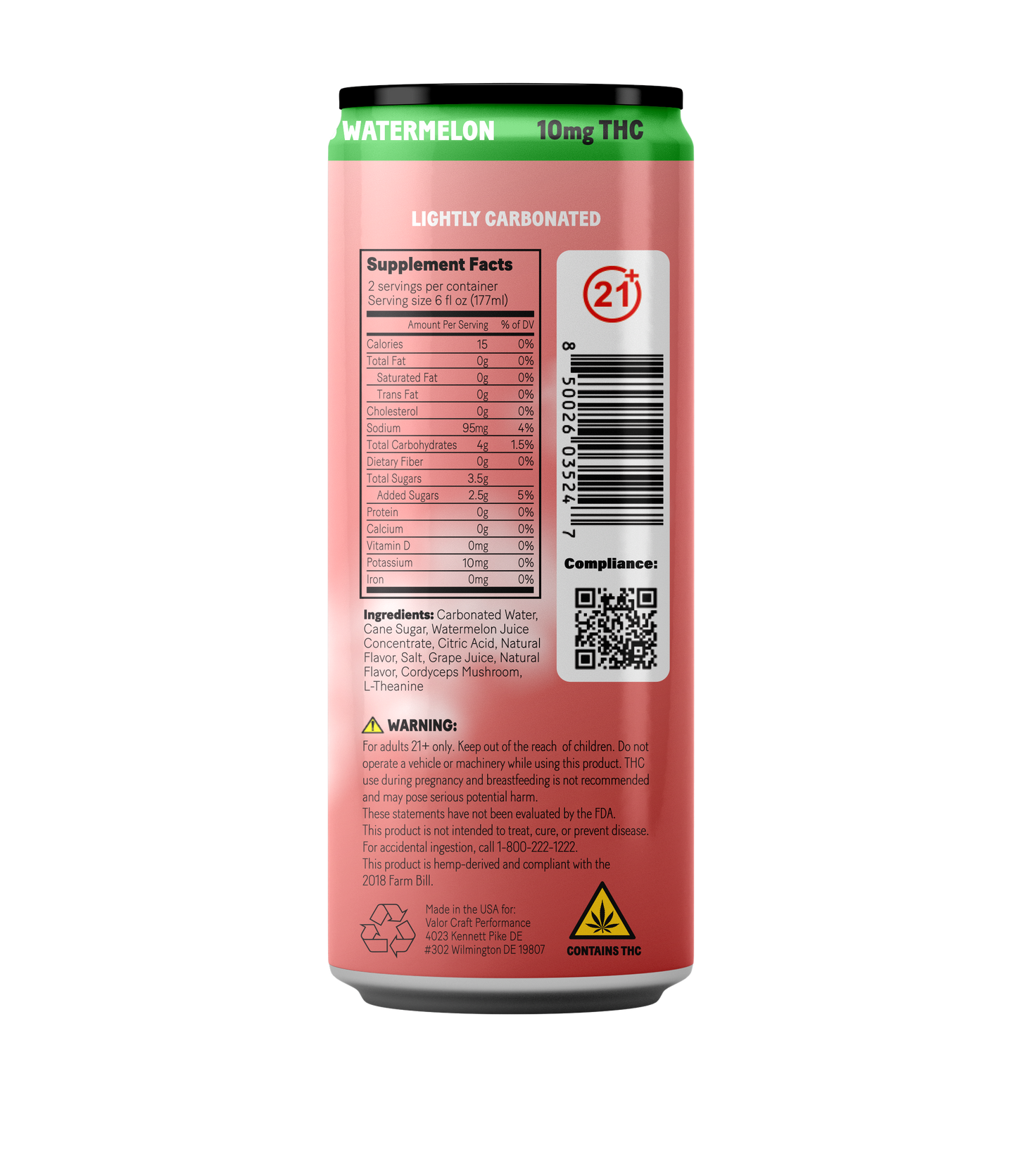 Full Case - 10 MG Levitate Variety Pack - 8x cans of each flavor (24x 12oz Cans)