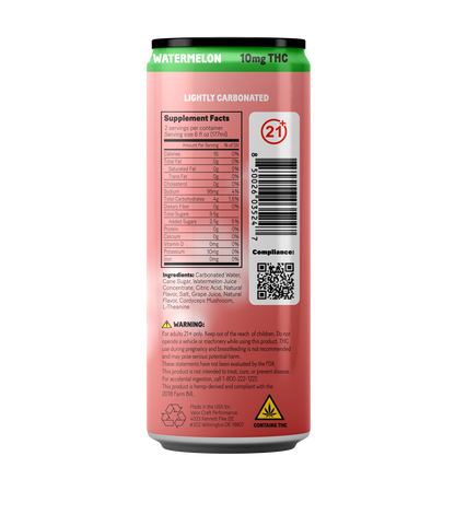 Full Case - 10 MG Levitate Variety Pack - 8x cans of each flavor (24x 12oz Cans)